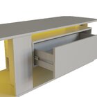 Rack Para Tv Até 65 Polegadas Com 1 Gaveta E Iluminação Em Le