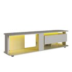 Rack Para Tv Até 65 Polegadas Com 1 Gaveta E Iluminação Em Le