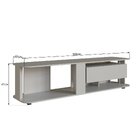 Rack Para Tv Até 65 Polegadas Com 1 Gaveta E Iluminação Em Le