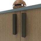 Rack Para Tv Até 65 Polegadas Com 2 Portas 123 Cm Catar Cinza