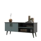 Rack Para Tv Até 65 Polegadas Com 2 Portas 123 Cm Catar Grafi