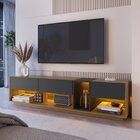 Rack Para Tv Até 65 Polegadas Com 3 Gavetas E 1 Nicho Com Ilu