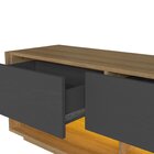 Rack Para Tv Até 65 Polegadas Com 3 Gavetas E 1 Nicho Com Ilu