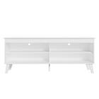 Rack Para Tv Até 65 Polegadas Com Pés Branco Turim Madesa