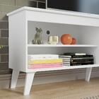 Rack Para Tv Até 65 Polegadas Com Pés Branco Turim Madesa