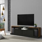 Rack Para Tv Até 65 Polegadas Com Tampo De Vidro Boston Belaf