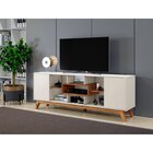 Rack Para Tv Até 65 Polegadas Detroit Carmolar Off White/cane