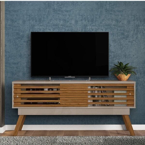 Rack Para Tv Até 65 Polegadas Frizz 1.5  Fendi/naturale