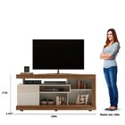 Rack Para Tv Até 65 Polegadas Gramado Linea Brasil Freijó/off