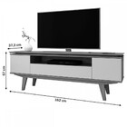 Rack Para Tv Até 65 Polegadas Iris 2 Portas 1 Gaveta Camaru/p