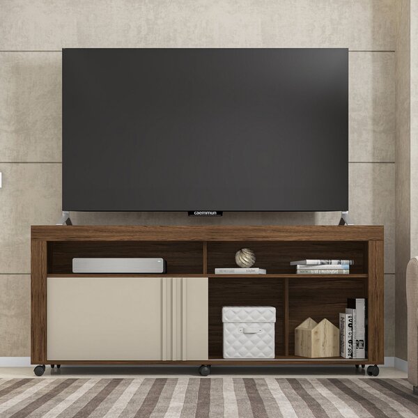 Rack Para Tv Até 65 Polegadas Joy Caemmun Havana/off White