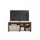 Rack Para Tv Até 65 Polegadas Joy Caemmun Jatobá/off White