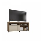 Rack Para Tv Até 65 Polegadas Joy Caemmun Jatobá/off White