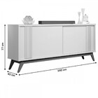 Rack Para Tv Até 65 Polegadas Luxo Pérola 5499 - Jb Bechara