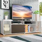 Rack Para Tv Até 65 Polegadas Madesa Cancun - Branco/preto