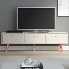 Rack Para Tv Até 65 Polegadas Memphis 3 Portas Champagne - So