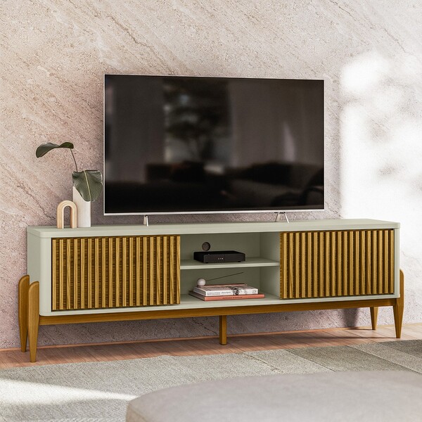 Rack Para Tv Até 65 Polegadas Sereno 2 Portas 1 Prateleira Of