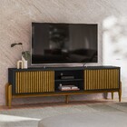 Rack Para Tv Até 65 Polegadas Sereno 2 Portas 1 Prateleira Pr