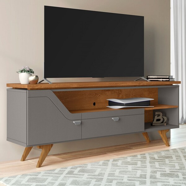 Rack Para Tv Até 65 Polegadas Sevilha 1 Porta 1 Gaveta Titani