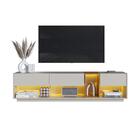 Rack Para Tv Até 65 Polegadas Violet Com Led 3 Gv Arenas E Mel