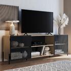 Rack Para Tv Até 70 Pol. 2 Portas Pés Metálicos York Hanover/