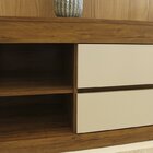 Rack Para Tv Até 70 Polegadas 1 Prateleira Life Mel/off White