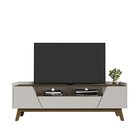 Rack Para Tv Até 70 Polegadas 2 Portas 1 Gaveta 2 Nichos Deco