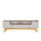 Rack Para Tv Até 70 Polegadas 2 Portas 1 Gaveta 2 Nichos Deco