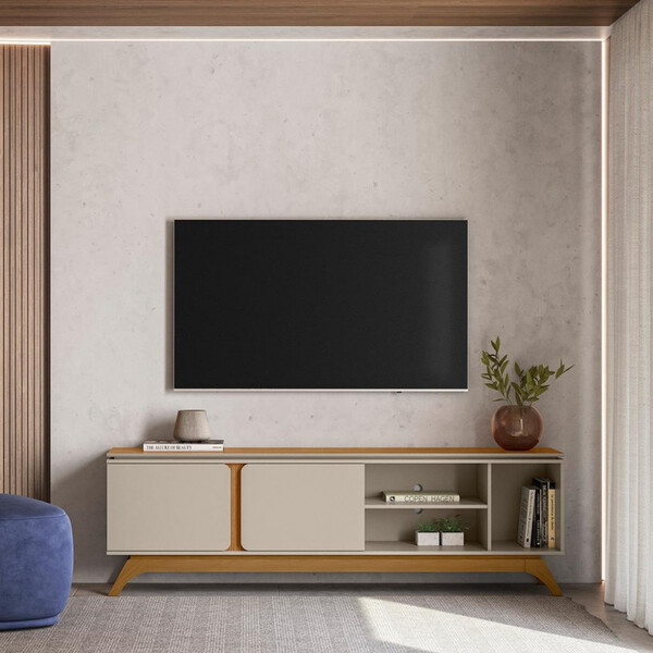 Rack Para Tv Até 70 Polegadas 2 Portas Istambul Linea Brasil