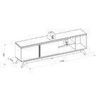 Rack Para Tv Até 70 Polegadas 2 Portas Istambul Linea Brasil