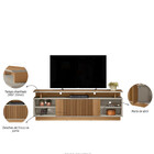 Rack Para Tv Até 70 Polegadas 2 Portas Leblon  Línea Brasil