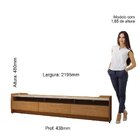 Rack Para Tv Até 70 Polegadas 3 Gavetas 3 Nichos Sublime 220