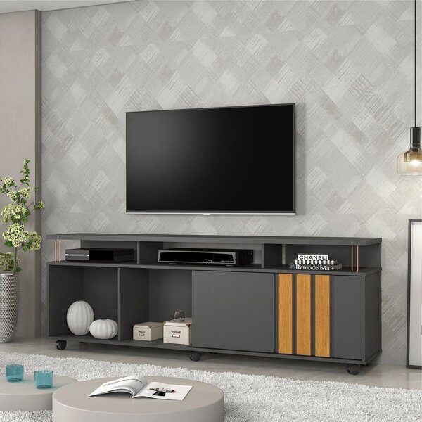 Rack Para Tv Até 70 Polegadas Atraente Candian 66cm X 182cm G