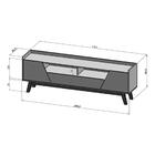 Rack Para Tv Até 70 Polegadas Com 2 Portas E 1 Gaveta Retrô M