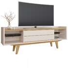 Rack Para Tv Até 70 Polegadas Diamant 2 Gavetas Camaru/perola