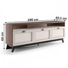 Rack Para Tv Até 70 Polegadas Olinda 3 Portas Nogueira Real/o