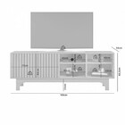 Rack Para Tv Até 70 Polegadas Sereno Candian 1 Porta Cinamomo