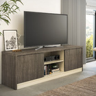 Rack Para Tv Até 72 Polegadas 2 Portas Serenity Belmax Carv.