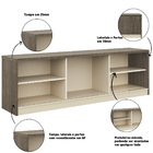 Rack Para Tv Até 72 Polegadas 2 Portas Serenity Belmax Carv.