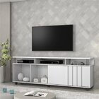 Rack Para Tv Ate 72 Polegadas Atraente Candian  Branco