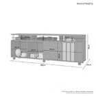 Rack Para Tv Ate 72 Polegadas Atraente Candian  Branco