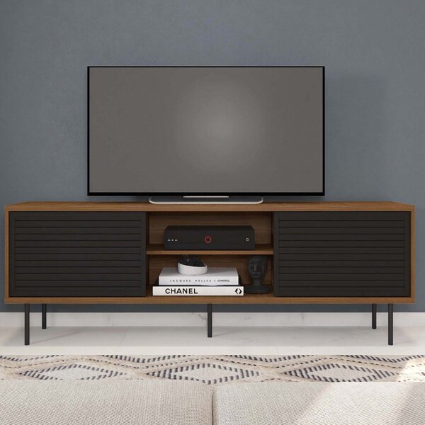 Rack Para Tv Até 72 Polegadas Industrial 180cm Em Bp Porta Pi