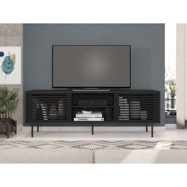 Rack Para Tv Até 72 Polegadas Industrial 180cm Em Bp Porta Ri