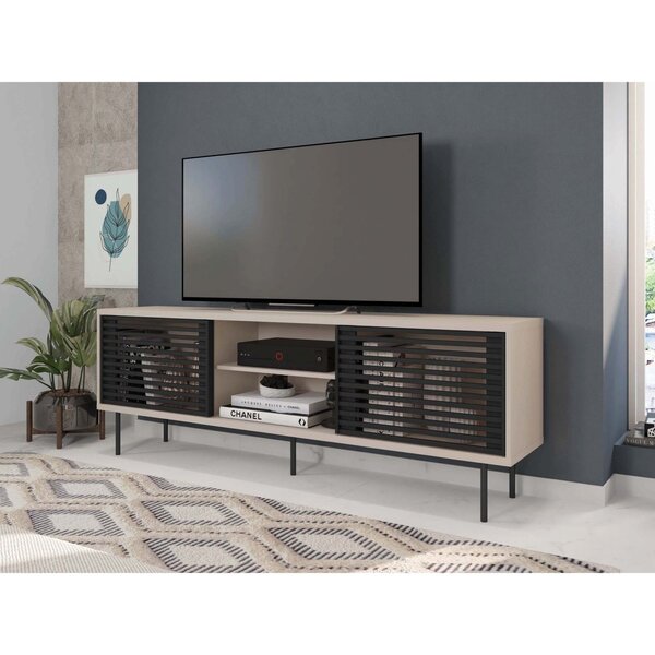 Rack Para Tv Até 72 Polegadas Industrial 180cm Em Bp Porta Ri