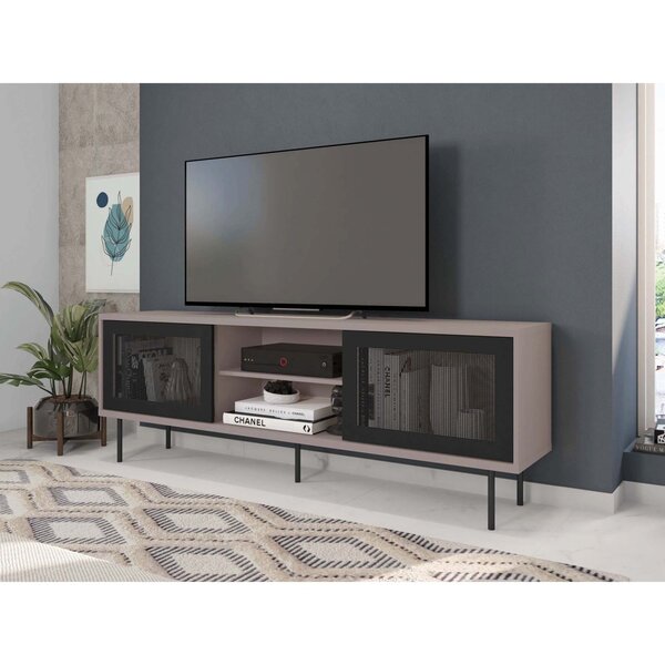 Rack Para Tv Até 72 Polegadas Industrial 180cm Em Bp Porta Te