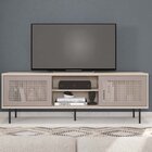 Rack Para Tv Até 72 Polegadas Industrial 180cm Em Bp Porta Te