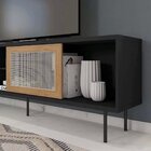 Rack Para Tv Até 72 Polegadas Industrial 180cm Em Bp Porta Te