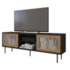 Rack Para Tv Até 72 Polegadas Industrial 180cm Em Bp Porta Te