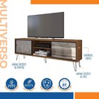 Rack Para Tv Até 72 Polegadas Industrial Retrô 180cm Em Bp Po