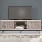 Rack Para Tv Até 72 Polegadas Industrial Retrô 180cm Em Bp Po